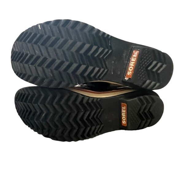 Children's Size 2 Sorel Plaid rain snow duck boots - Picture 6 of 7